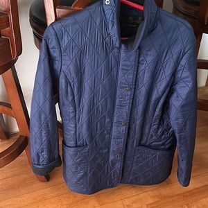 Barbour polar quilt fleece lined jacket.Slightly used from a pet/smoke free home